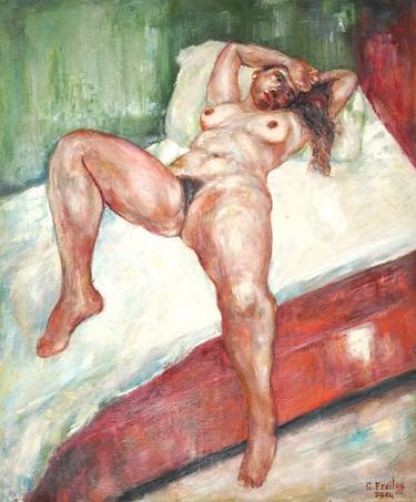 Print of Figurative Erotic Paintings by Gazmend Freitag