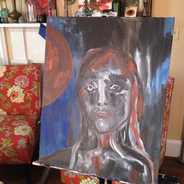 Original Women Painting by Sheila P