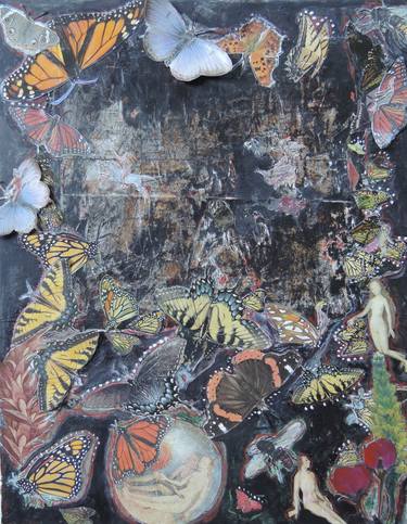 Original Abstract Collage by Stacy Bergener