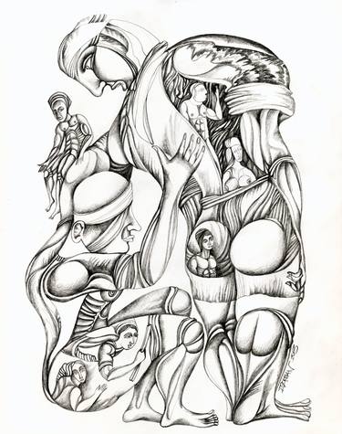 Original Figurative Fantasy Drawings by Igor Gorban