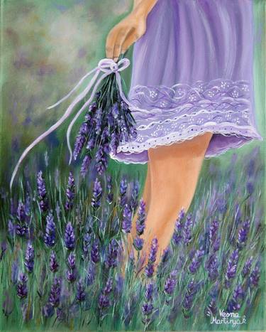 Walk in the field of lavender thumb