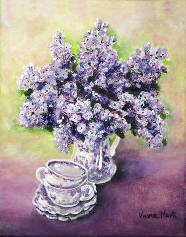 Print of Impressionism Still Life Paintings by Vesna Martinjak