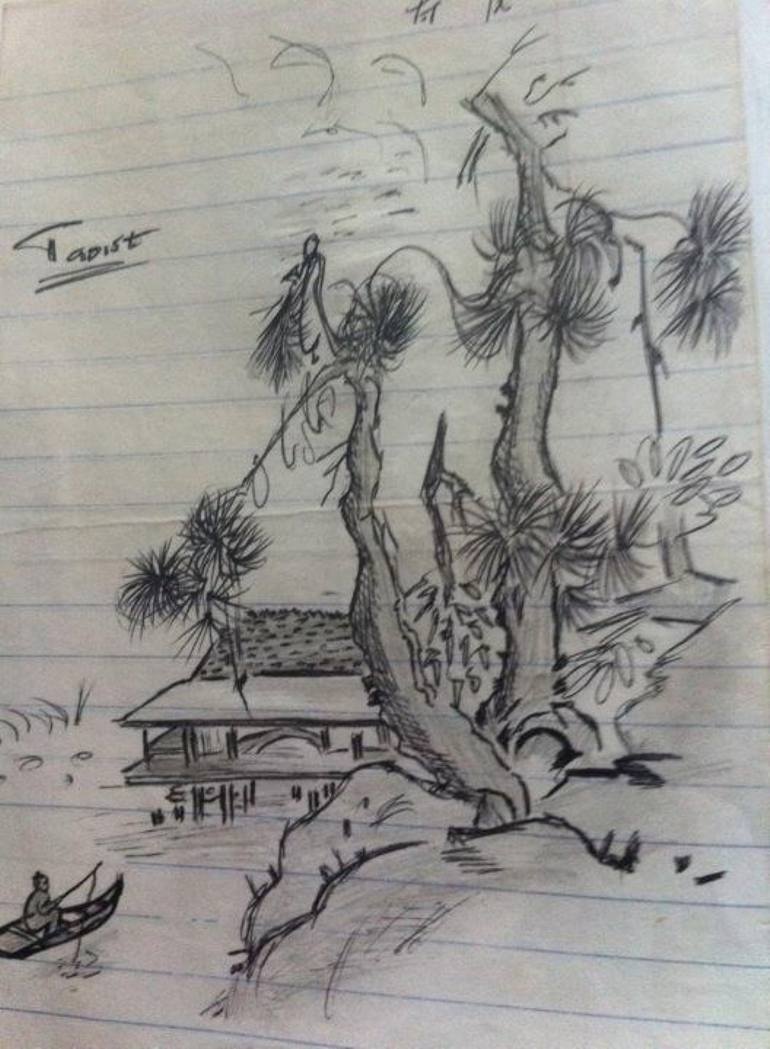 Taoist Drawing By Ike Godswill 