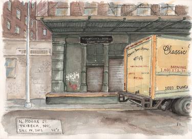 Warehouse, N. Moore Street, TriBeCa, NYC thumb