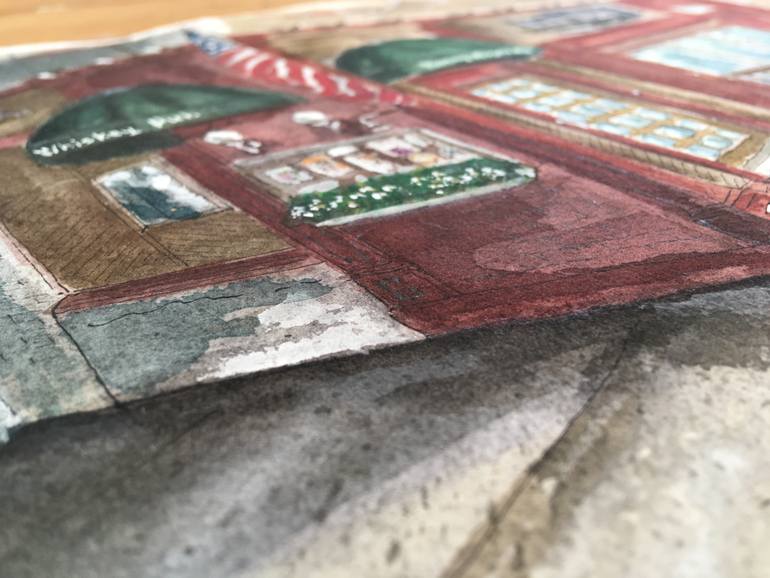 Original Conceptual Architecture Painting by Peter Koval