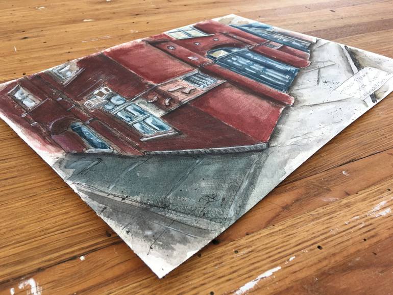 Original Conceptual Architecture Painting by Peter Koval