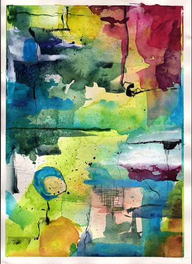 Original Abstract Expressionism Abstract Paintings by Peter Koval