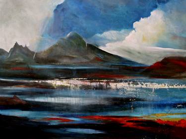 Original Abstract Landscape Paintings by JoAnne Helfert-Sullam