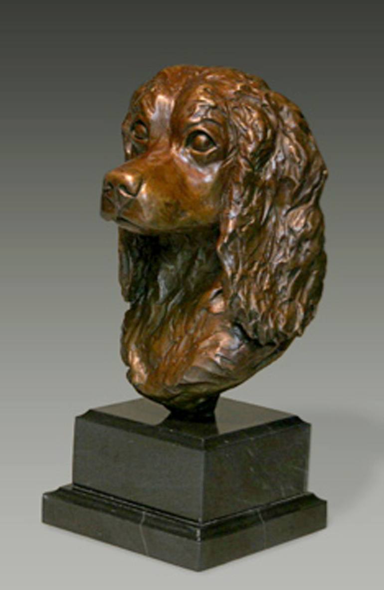 Original Dogs Sculpture by JoAnne Helfert-Sullam