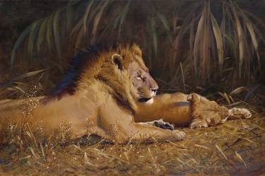 Lion Pair Siesta thumb