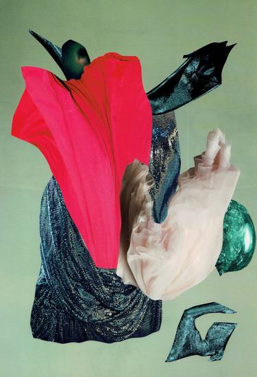 Original Abstract Collage by Elena Stroganova