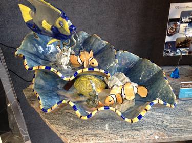 Original Fish Sculpture by Lorrie Goss