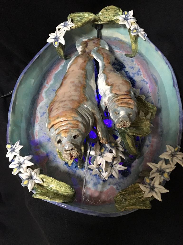 Original Figurative Animal Sculpture by Lorrie Goss