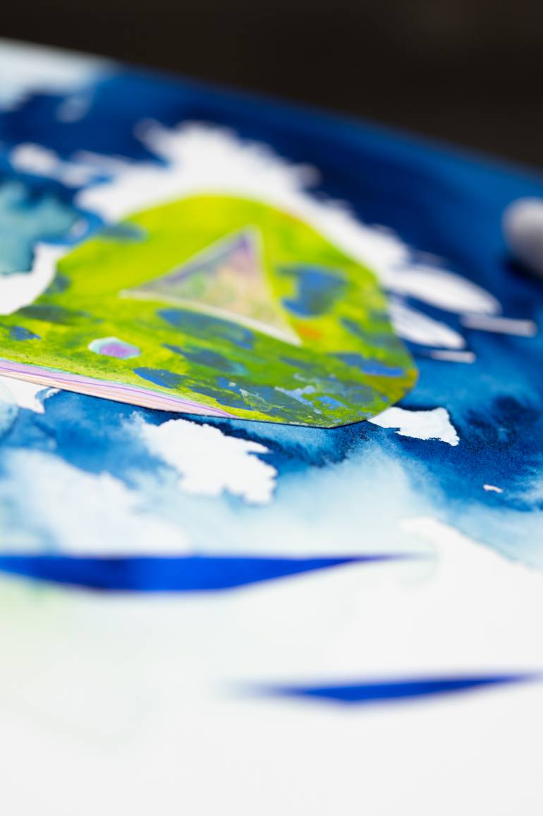 Original Abstract Collage by Satomi Sugimoto