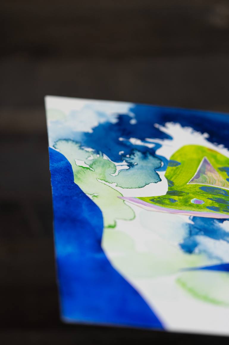 Original Abstract Collage by Satomi Sugimoto