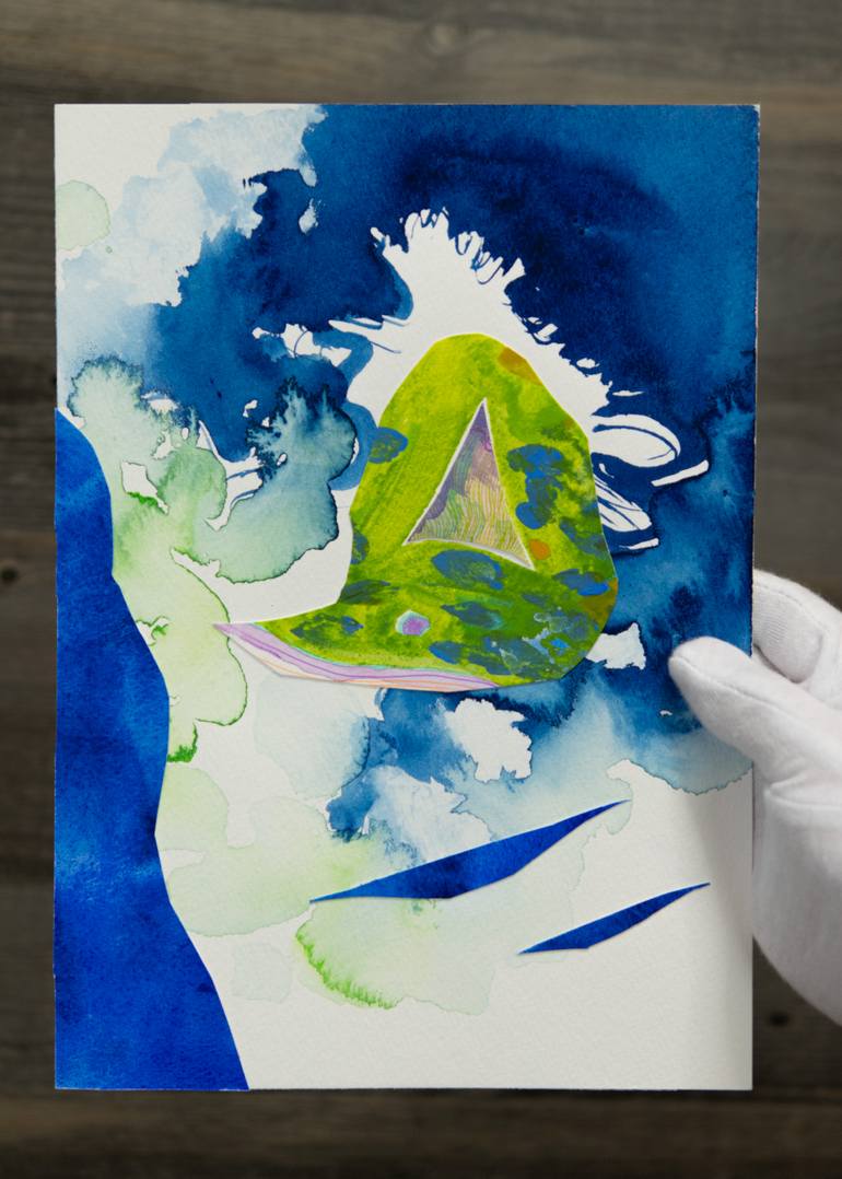 Original Abstract Collage by Satomi Sugimoto
