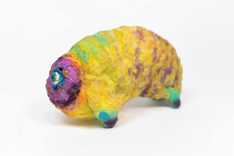 Original Abstract Animal Sculpture by Satomi Sugimoto