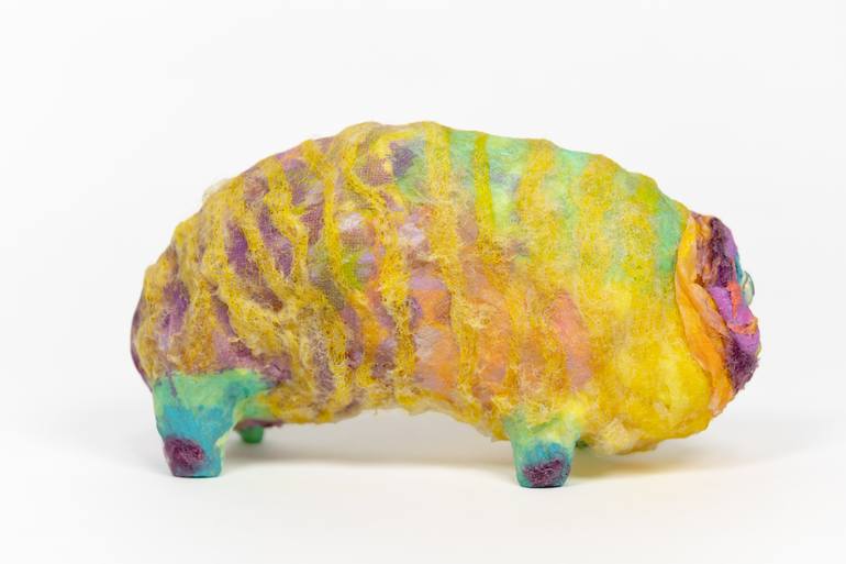 Original Abstract Animal Sculpture by Satomi Sugimoto