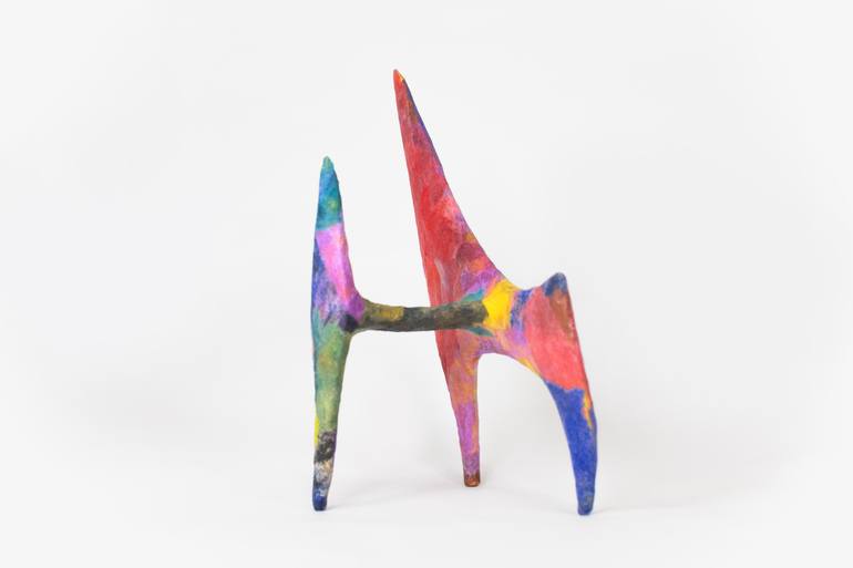 Original Abstract Animal Sculpture by Satomi Sugimoto