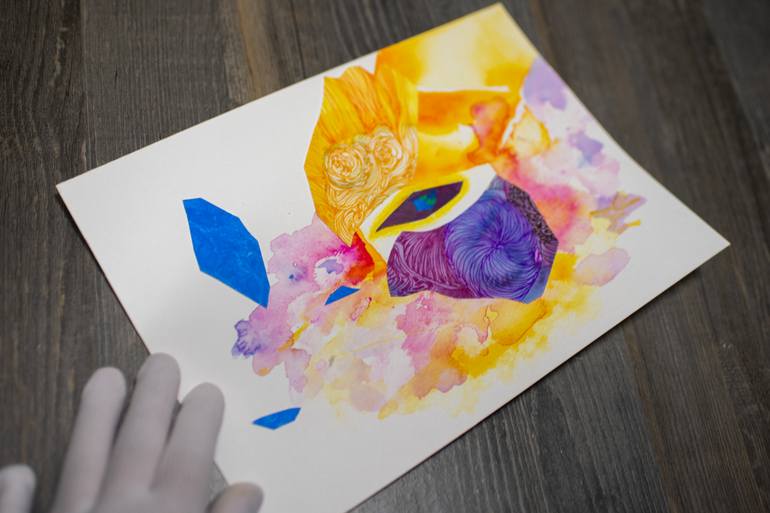 Original Abstract Drawing by Satomi Sugimoto