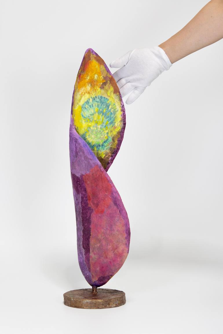 Original Abstract Expressionism Abstract Sculpture by Satomi Sugimoto