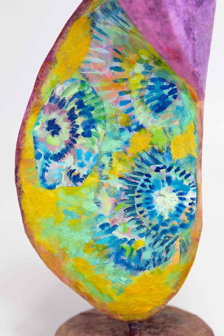 Original Abstract Expressionism Abstract Sculpture by Satomi Sugimoto