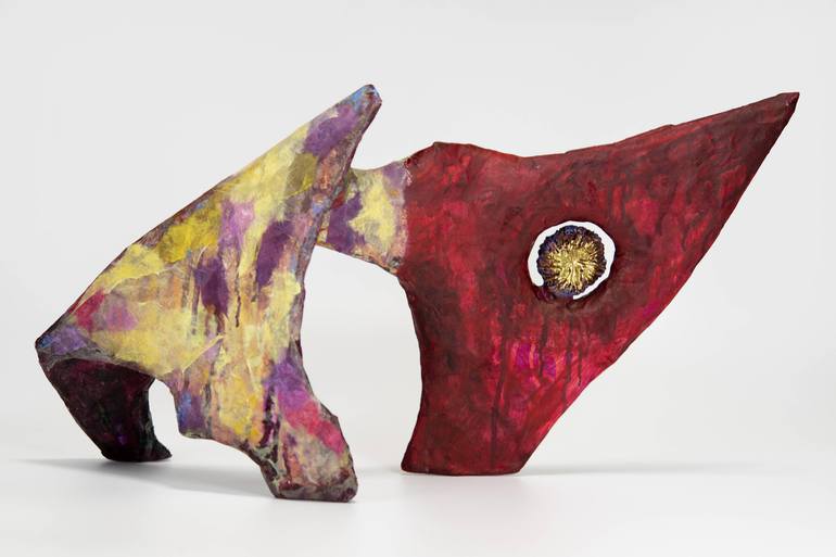 Original Abstract Animal Sculpture by Satomi Sugimoto