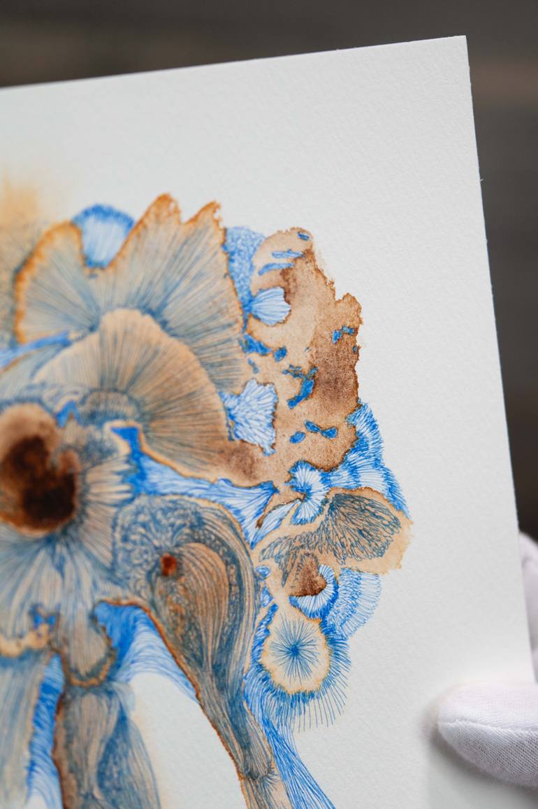 Original Abstract Drawing by Satomi Sugimoto