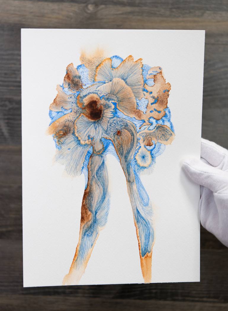 Original Abstract Drawing by Satomi Sugimoto