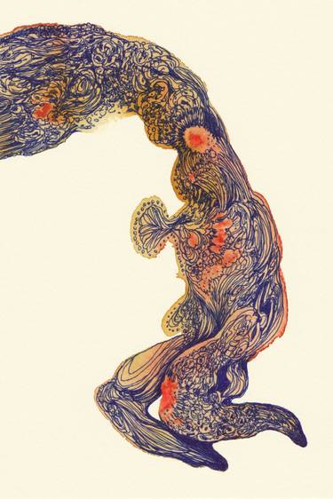 Print of Abstract Body Drawings by Satomi Sugimoto