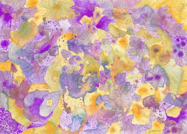 Print of Abstract Garden Drawings by Satomi Sugimoto