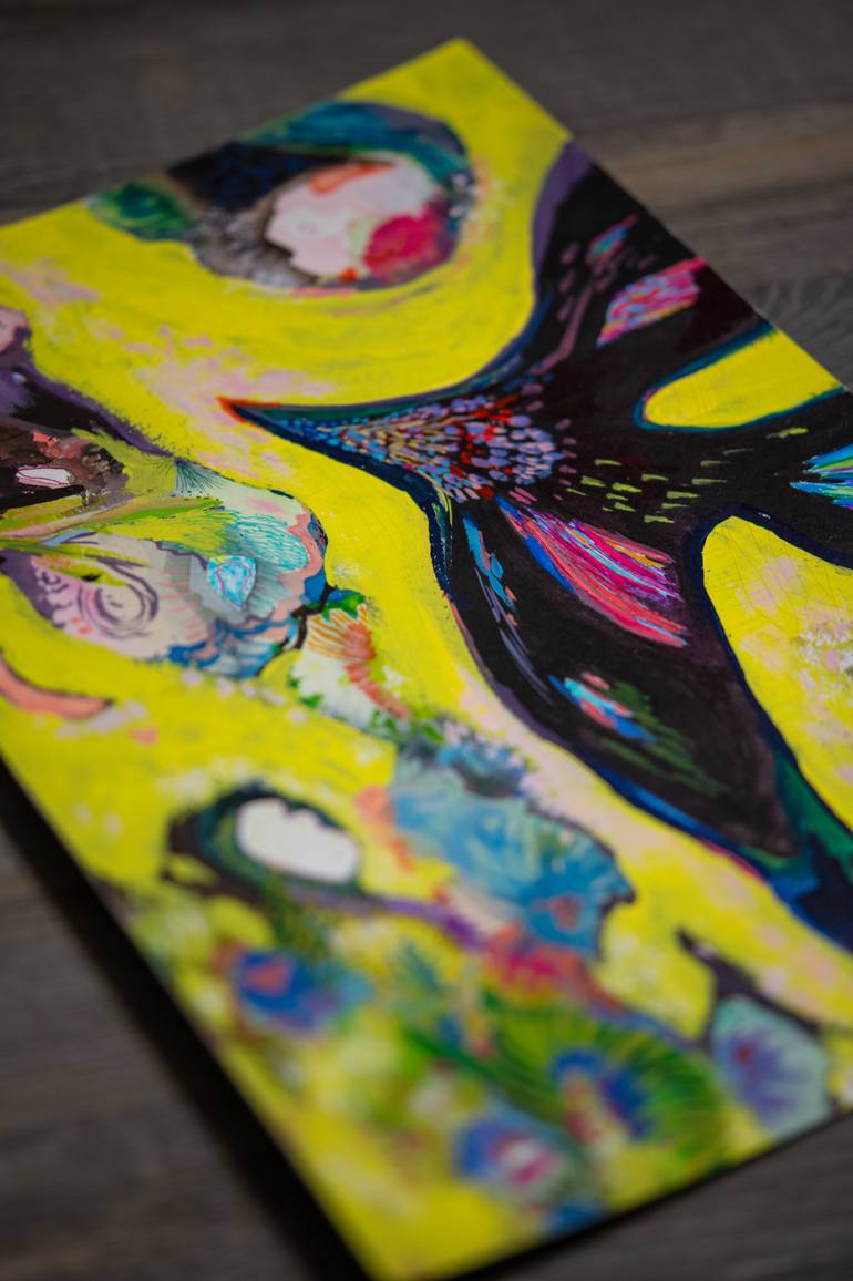Original Illustration Animal Painting by Satomi Sugimoto