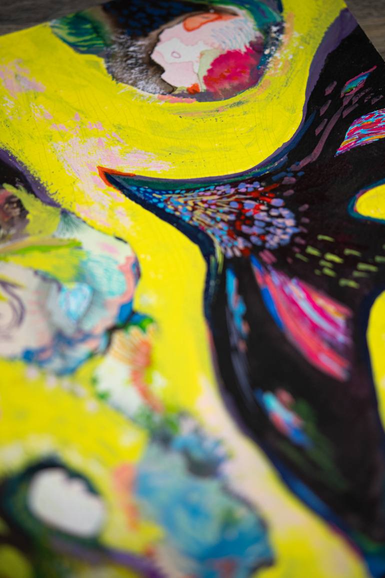 Original Illustration Animal Painting by Satomi Sugimoto