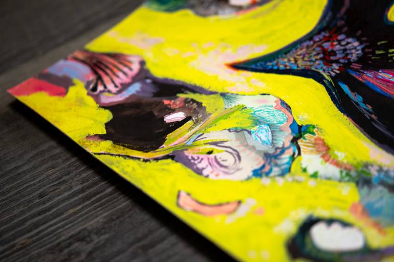 Original Illustration Animal Painting by Satomi Sugimoto