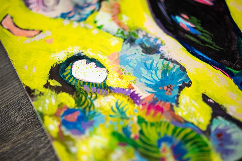 Original Illustration Animal Painting by Satomi Sugimoto