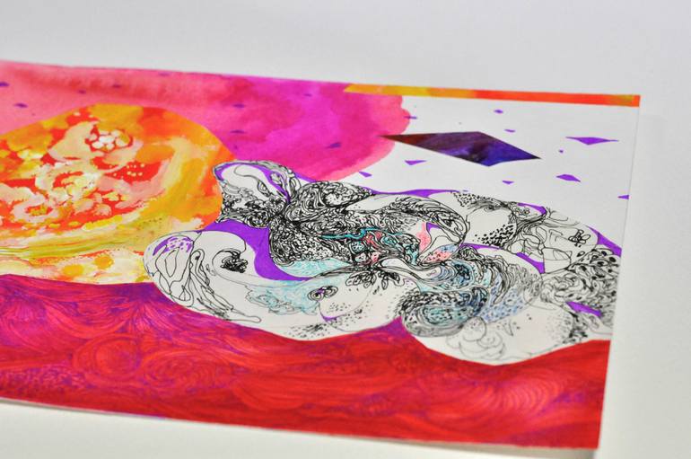 Original Abstract Collage by Satomi Sugimoto