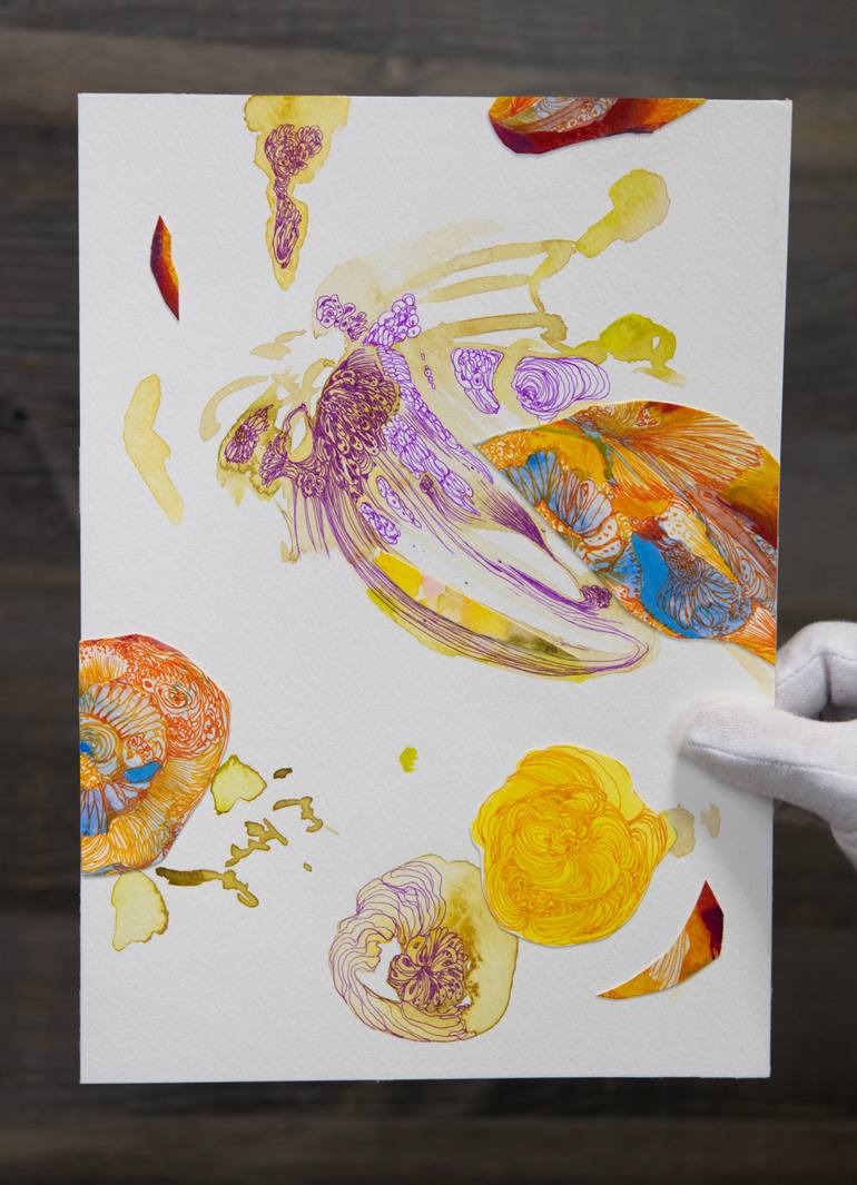 Original Other Abstract Collage by Satomi Sugimoto