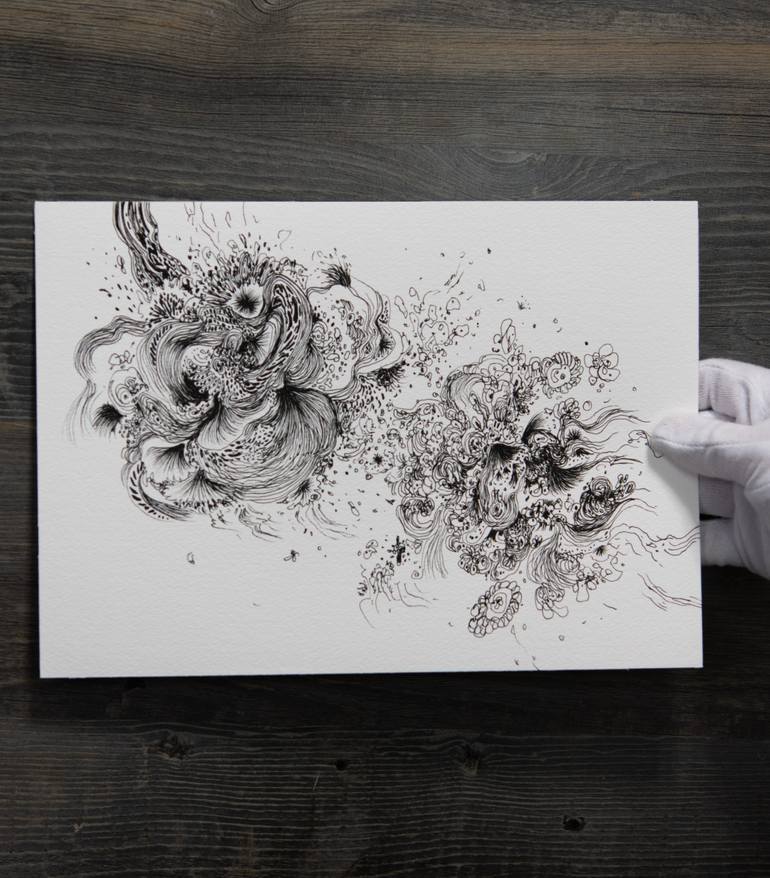 Original Other Abstract Drawing by Satomi Sugimoto
