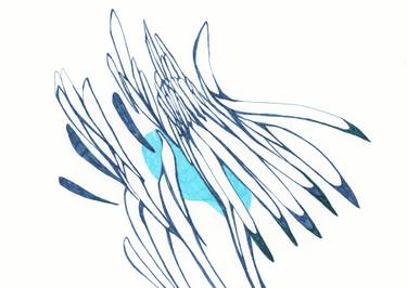 A Bird Flying Away [SS22DW023]  - UNFRAMED Drawing thumb