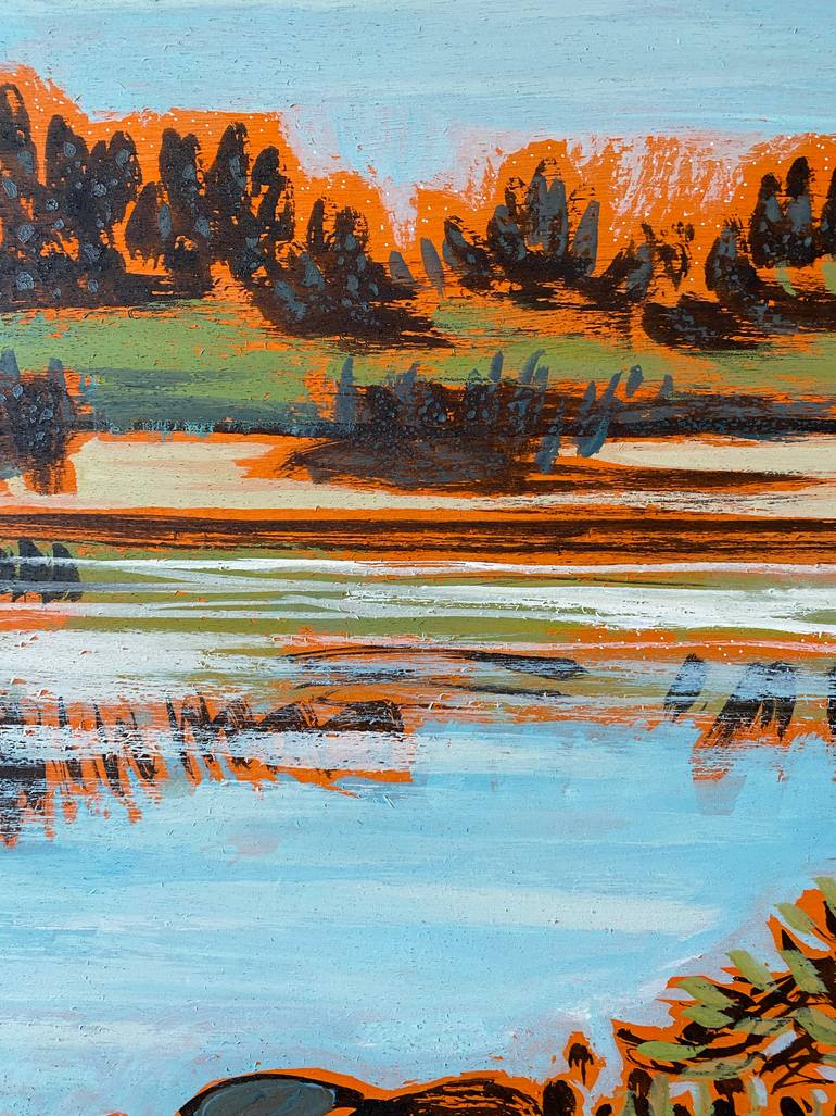 Original Fine Art Landscape Painting by Stéphanie de Malherbe