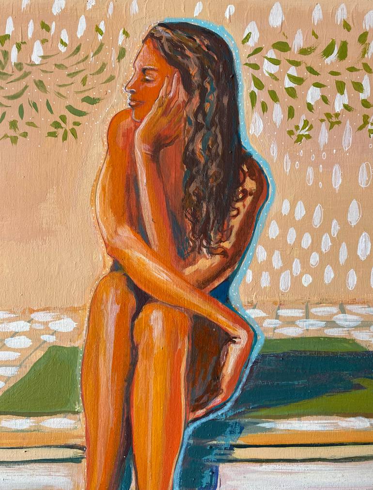 Original Figurative People Painting by Stéphanie De Malherbe
