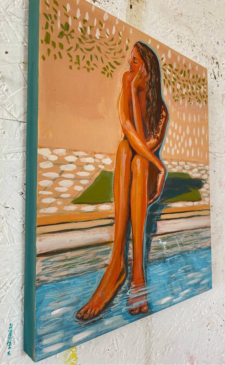 Original Figurative People Painting by Stéphanie De Malherbe