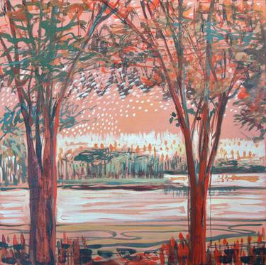 Original Impressionism Landscape Paintings by Stéphanie de Malherbe