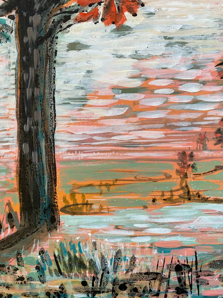 Original Impressionism Landscape Painting by Stéphanie De Malherbe