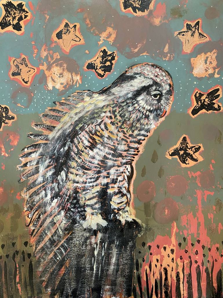 Print of Abstract Animal Paintings by Stéphanie De Malherbe