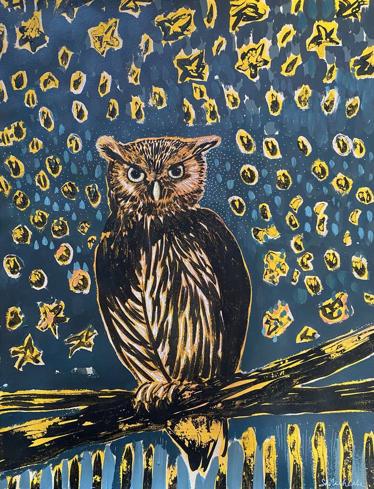 Original Figurative Animal Paintings by Stéphanie De Malherbe