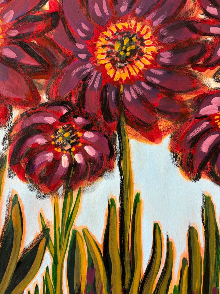 Original Contemporary Floral Painting by Stéphanie De Malherbe