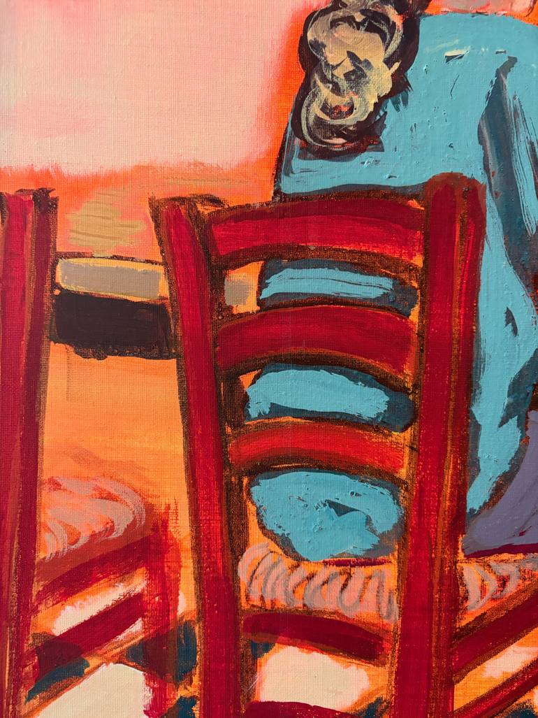 Original Abstract Expressionism Family Painting by Stéphanie De Malherbe