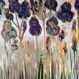 Iris violets II by Stéphanie de Malherbe
