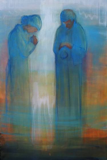 Print of Abstract Expressionism Religious Paintings by Stéphanie de Malherbe